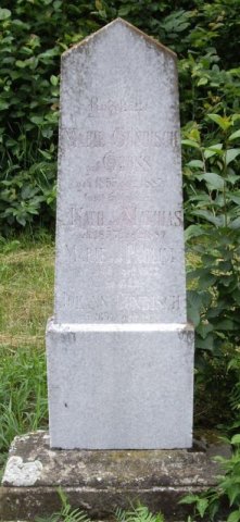 Guendisch Johann 1852-1931 Paulini Maria 1860-1923 Grabstein
